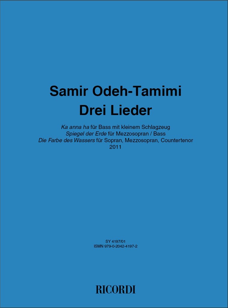 Drei Lieder